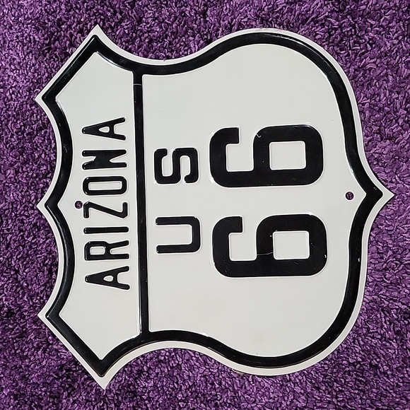 Vintage Metal US 66 Arizona sign - Picture 1 of 6